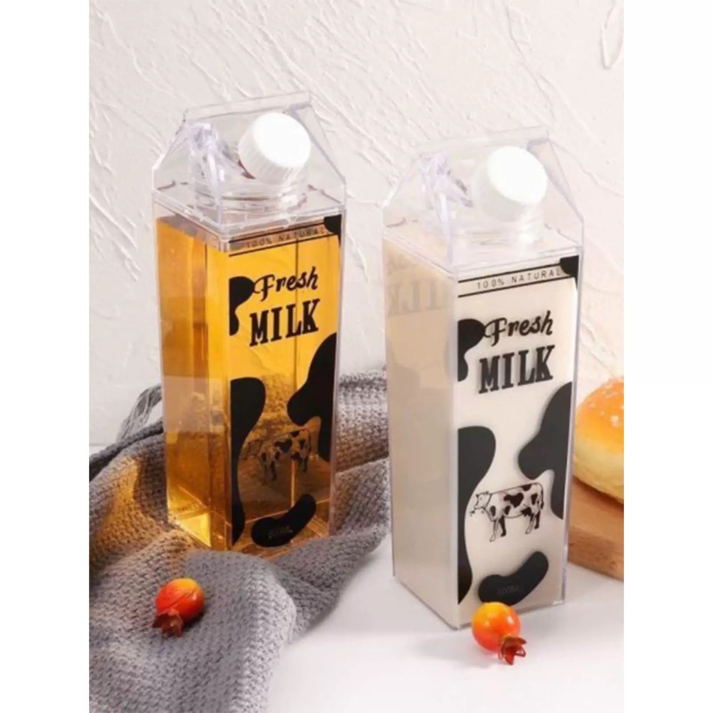 Transparent Milk Bottle (500 ml)