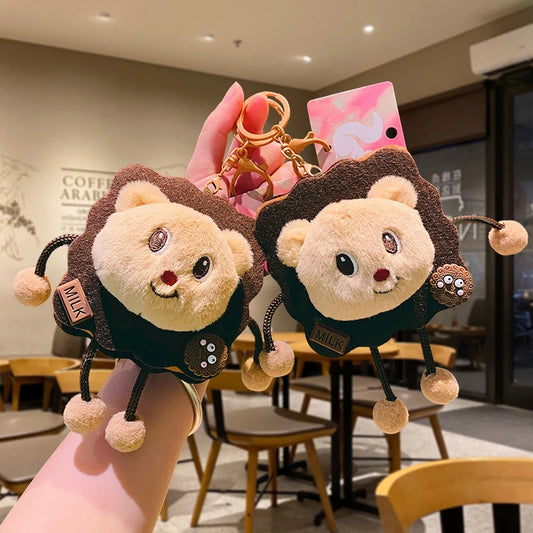 Bread Plush Keychain