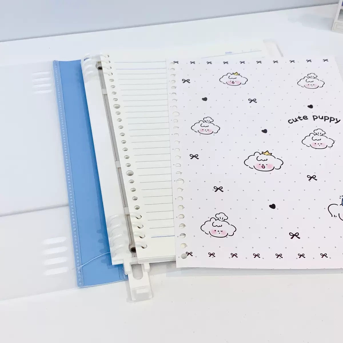 Cute Puppy Translucent Notebook