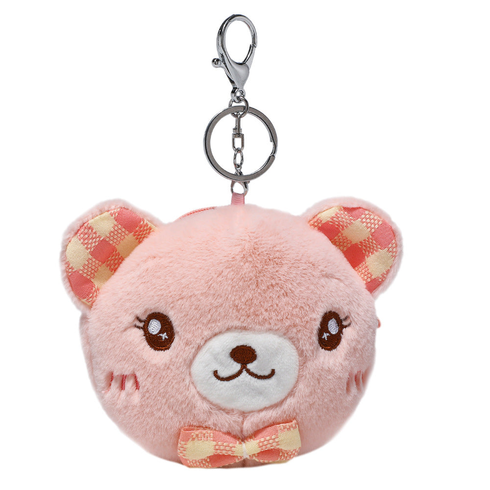 Bear Coin Purse Keychain