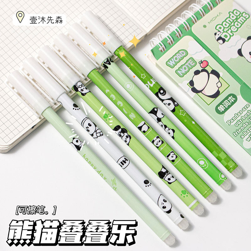 Panda Erasable Pens (Set of 12pcs)