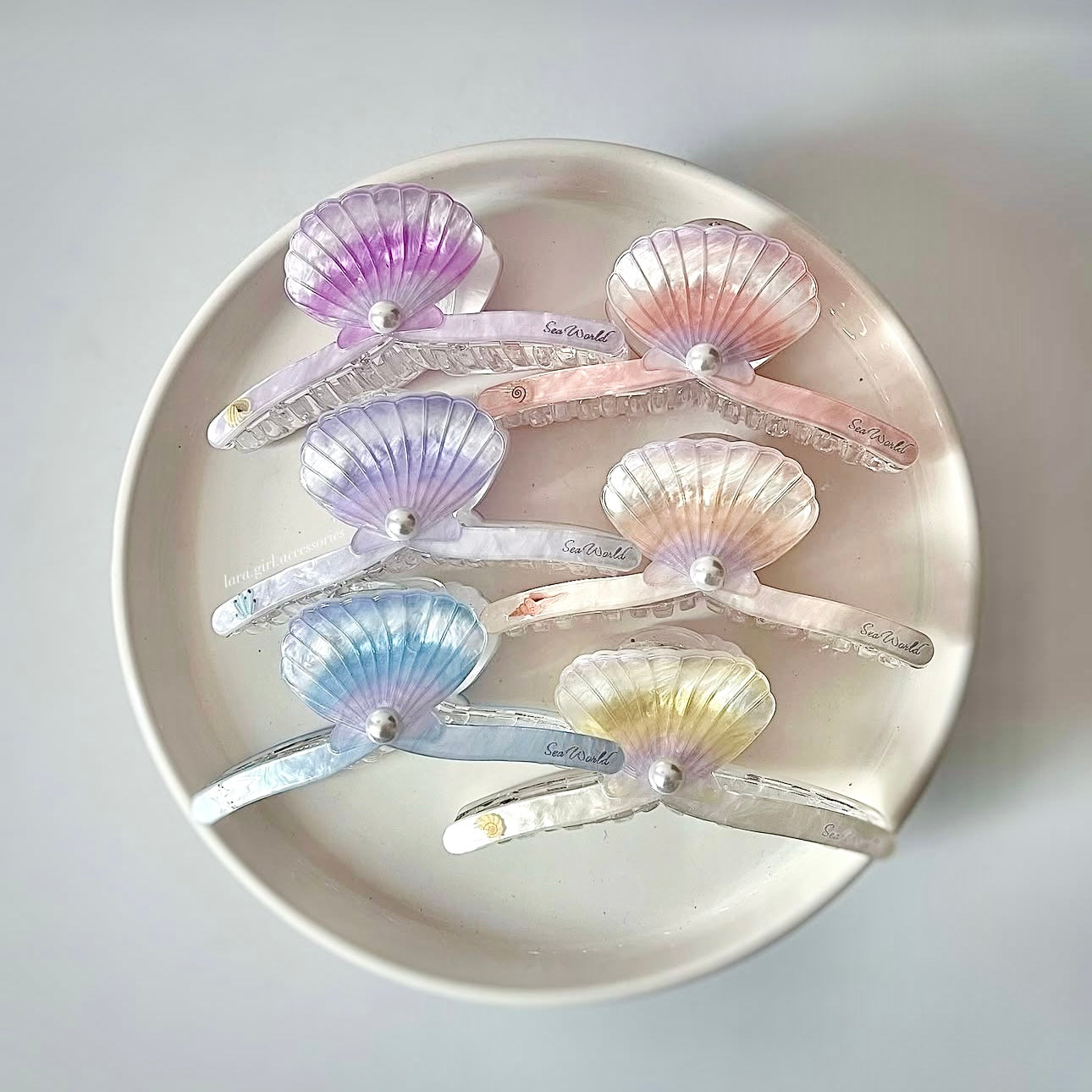 Shell Hair Clips