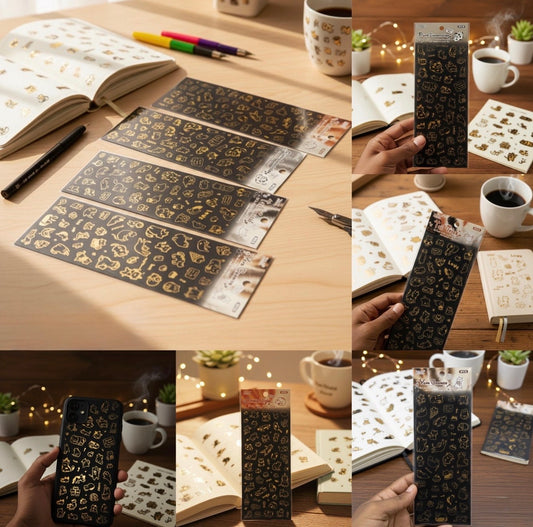 Metallic Kitten Sticker