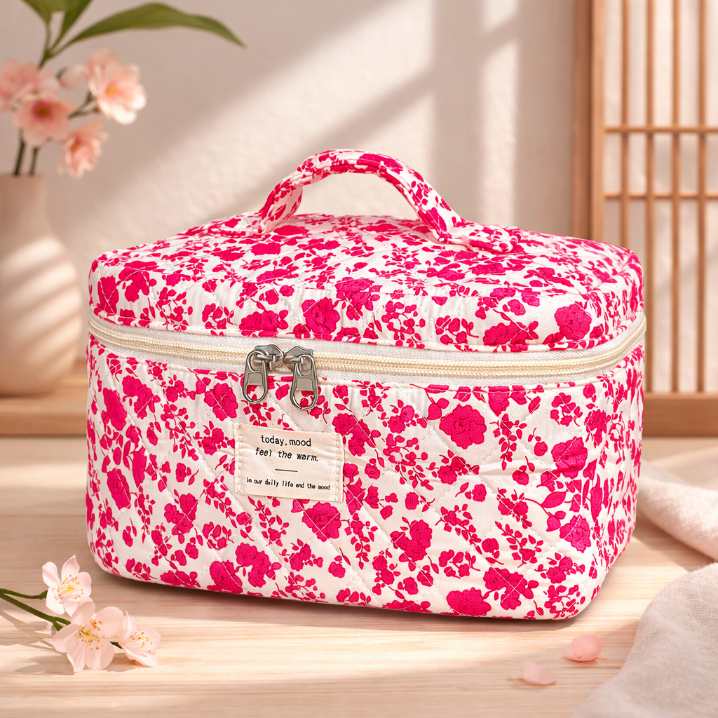 Pinteresty Floral Makeup Organizer