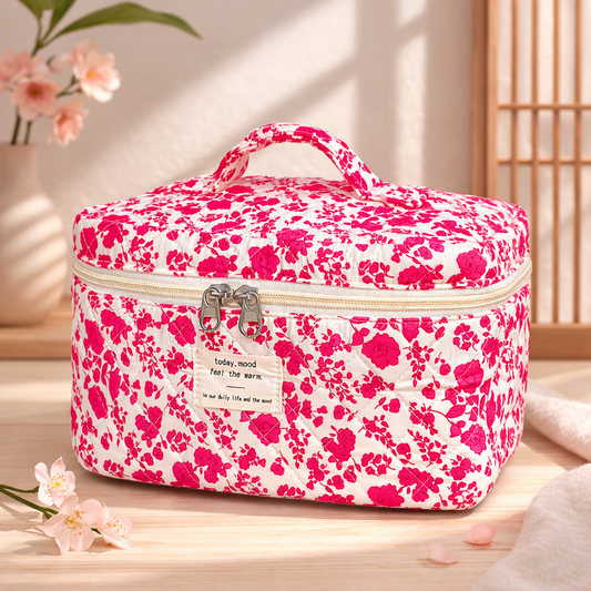 Pinteresty Floral Makeup Organizer