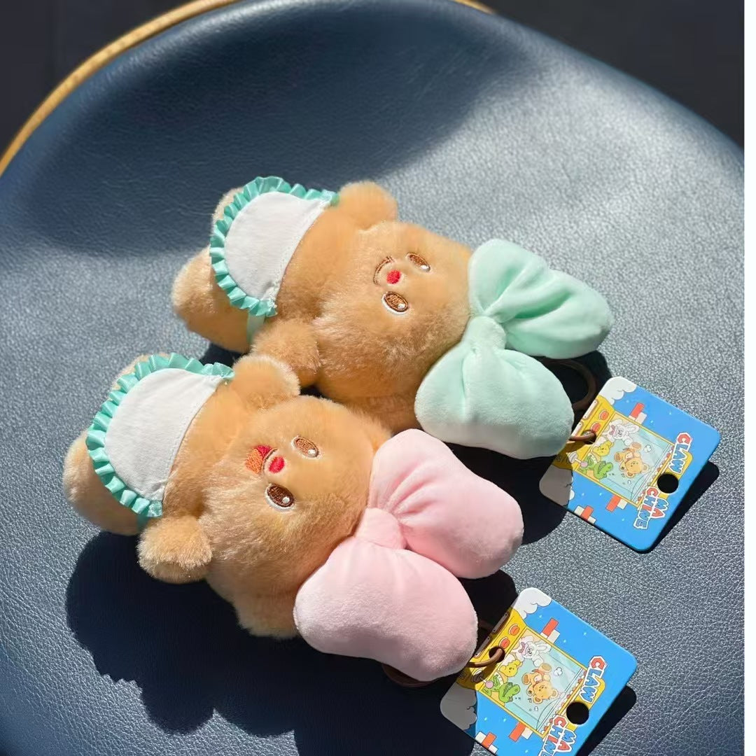 Butter Bear Plush Keychains