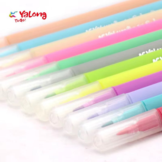 Pastel Water Color Pen 6 Pcs Set
