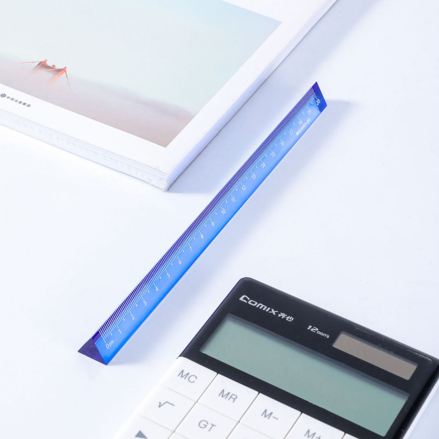 Triangle Crystal Ruler