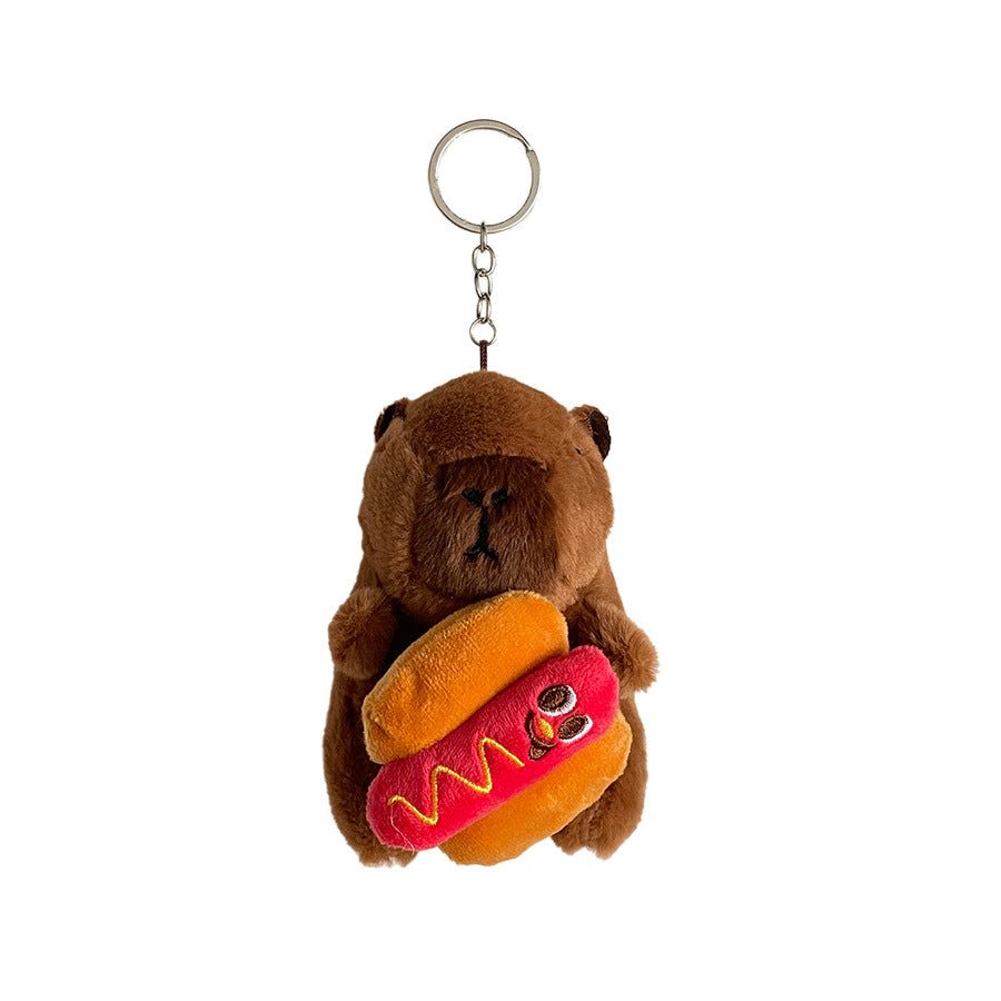 Capybara Plush Keychain