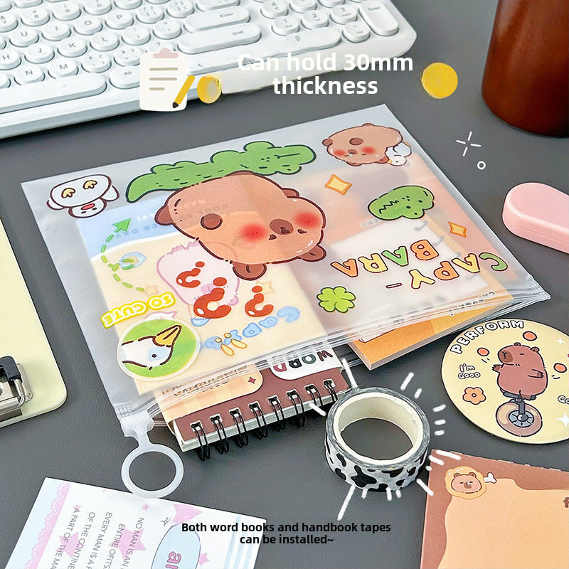 Capybara A4 Zip Folder