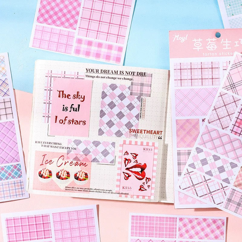 Washi Stripes Journaling Sticker Set