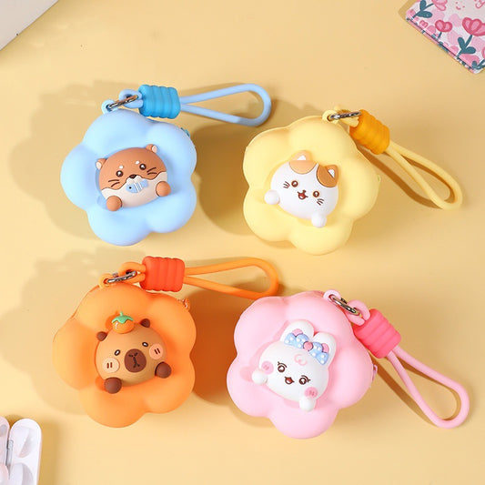Silicone Keychain Pouch