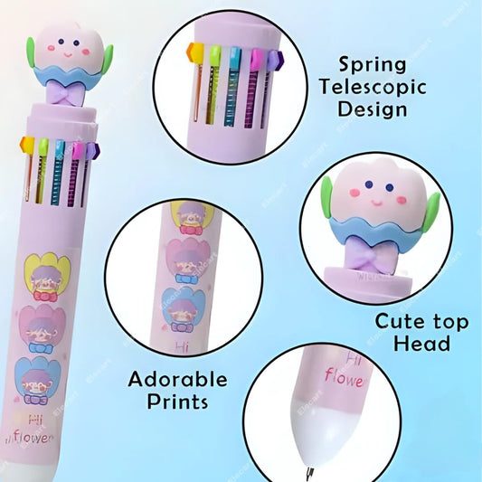 Petal Pop 10 in 1 Pen