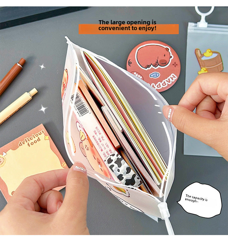 Capybara A4 Zip Folder