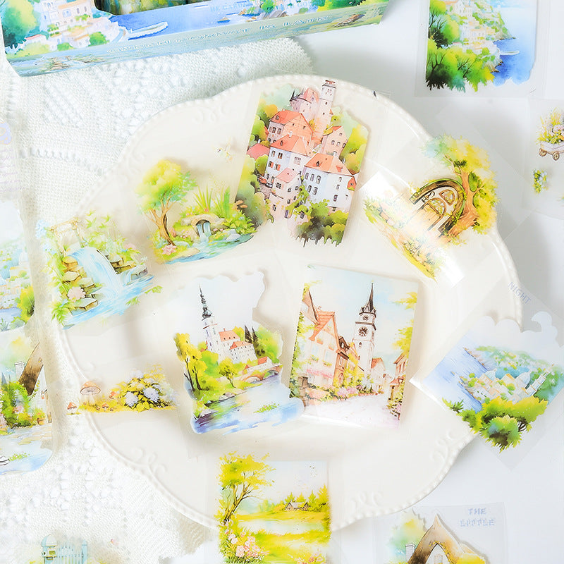 Summer Ice Treat Journaling Pet Washitape