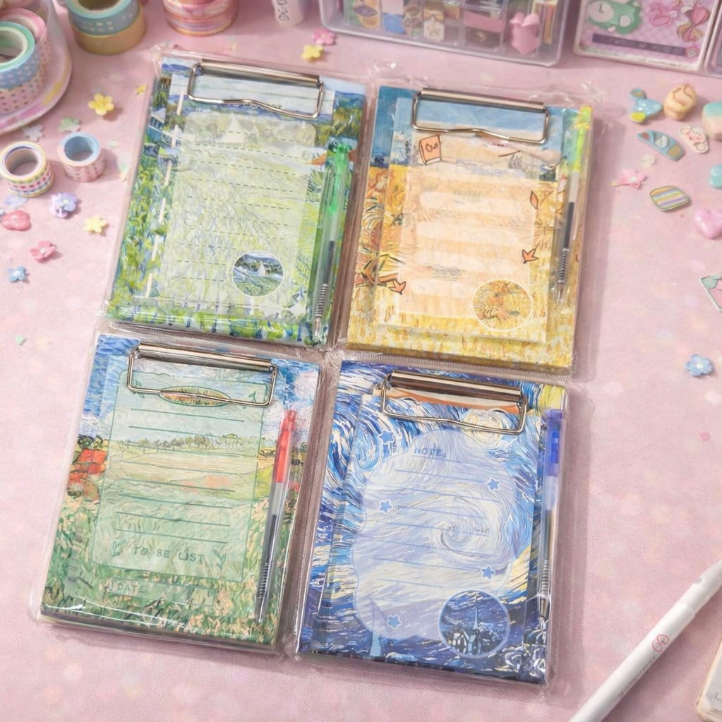 Van Gogh Memopad W Pen
