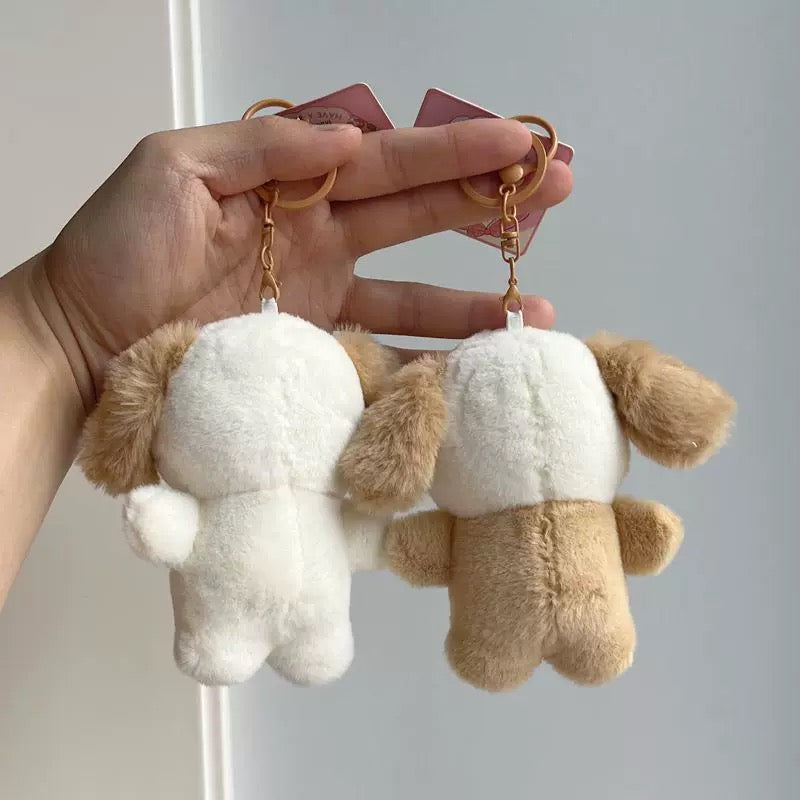 Puppy Plush Keychain