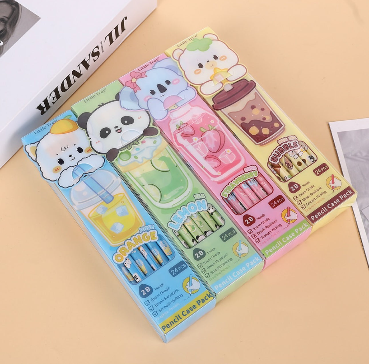 Cute Animal Pencil Pack (24pcs)