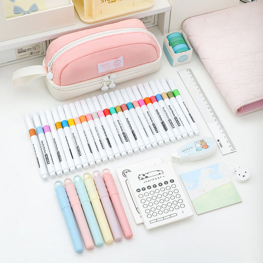 Macaron Large Capacity Pencil Case