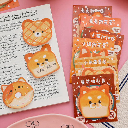 Kitty Bread Mini Sticky Note