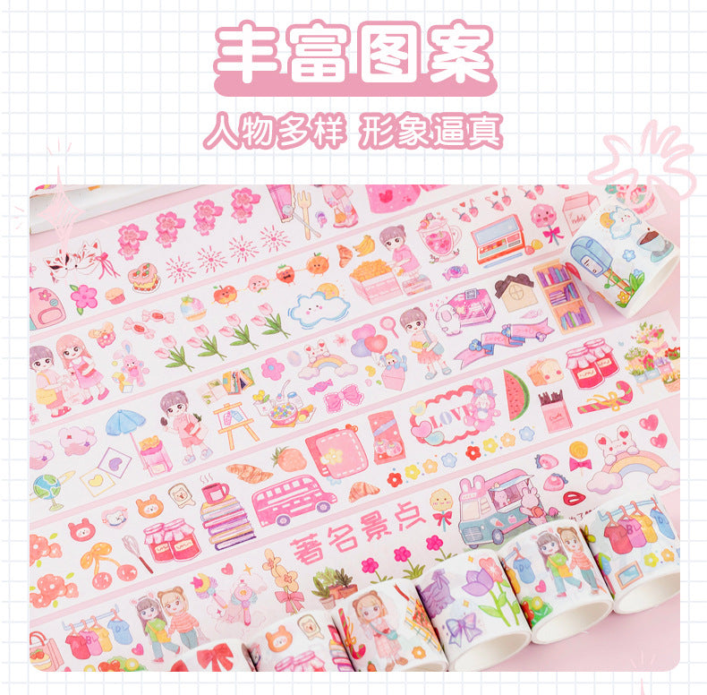 Kawaii Washitape Rolls 18 Pcs Box