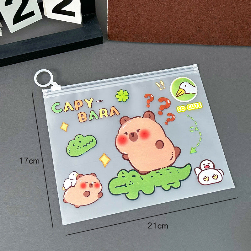 Capybara A4 Zip Folder