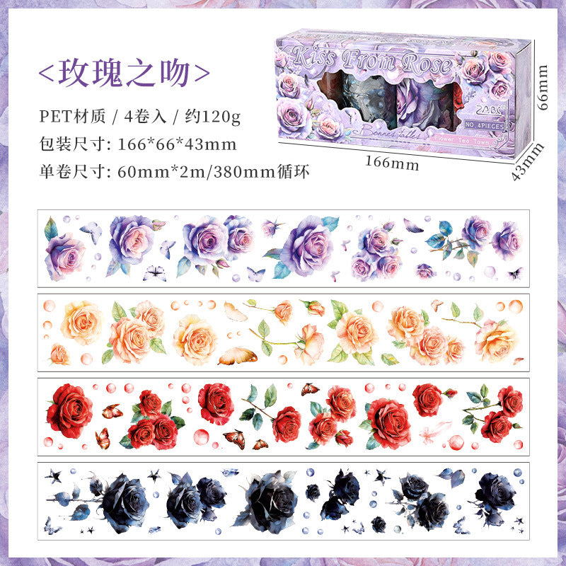 Rose Garden Pet Washitape Roll