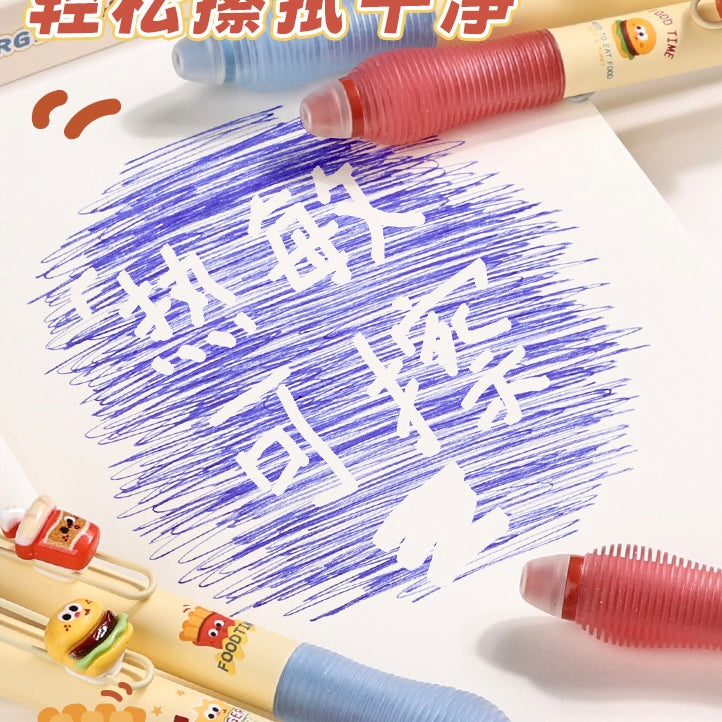 Burger Shop Theme 4pcs Pen Pack
