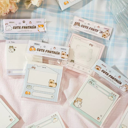 Cute Kitten Sticky Note