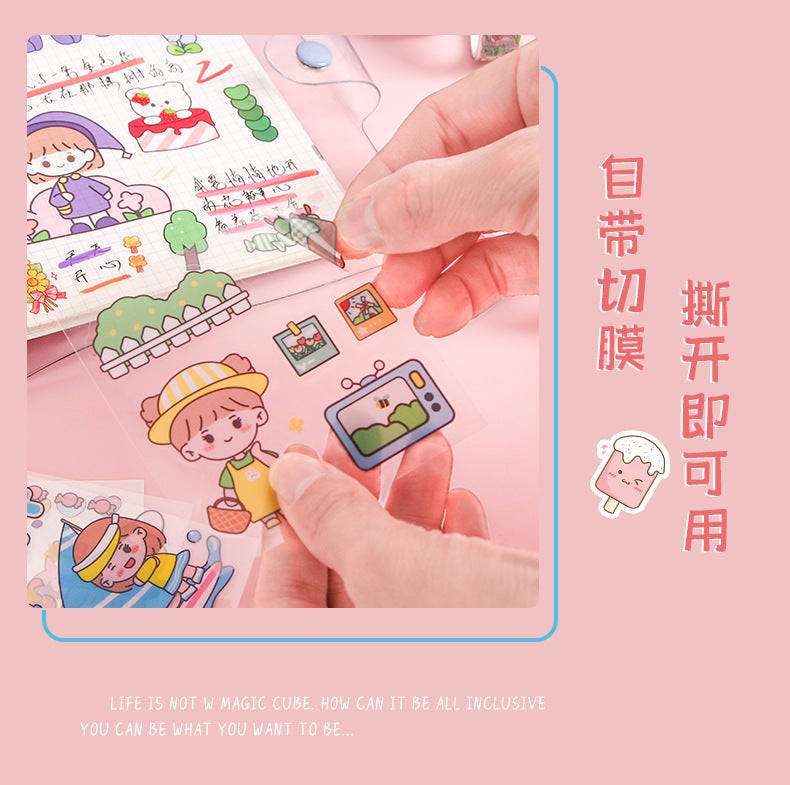 Kawaii Sticker & Washitape Tape Box