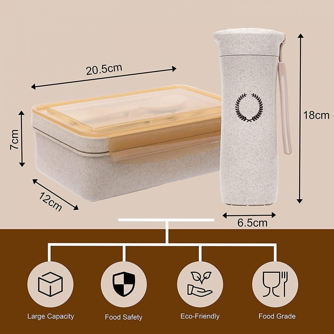 Dream Doodle Lunch Box (1100 Ml) and Water Bottle (450 Ml) with Lunch Bag -