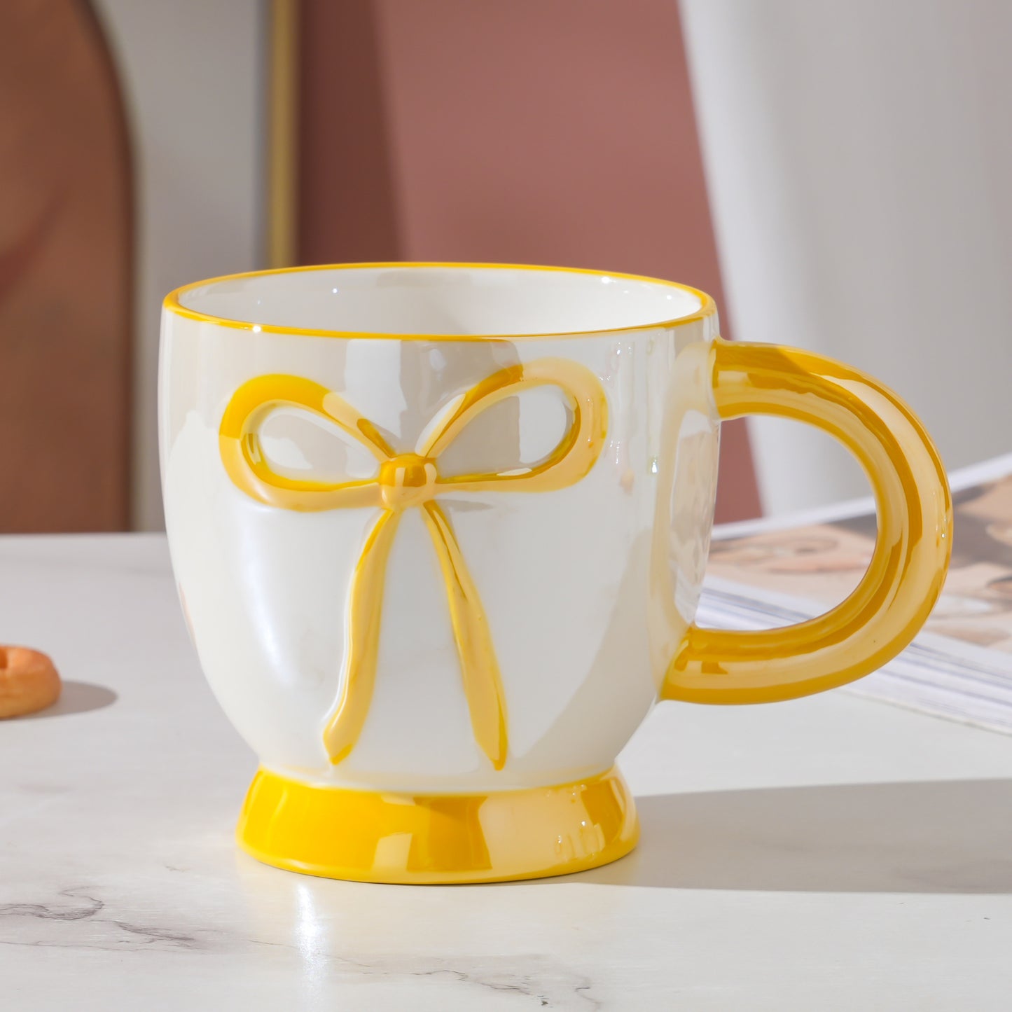 Pinteresty Bow Ceramic Mug