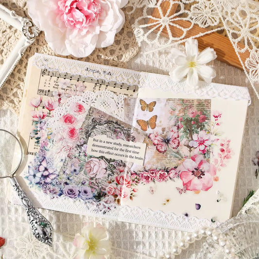 Nature Floral Deco Sticker Book