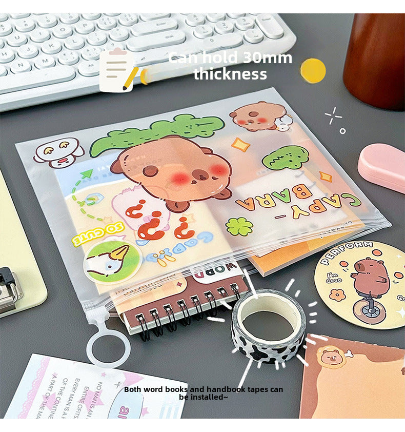 Capybara A4 Zip Folder