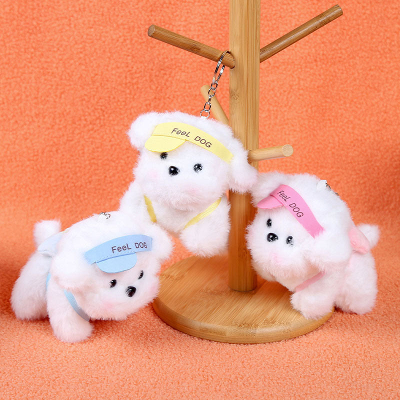 Dog Plush Keychain