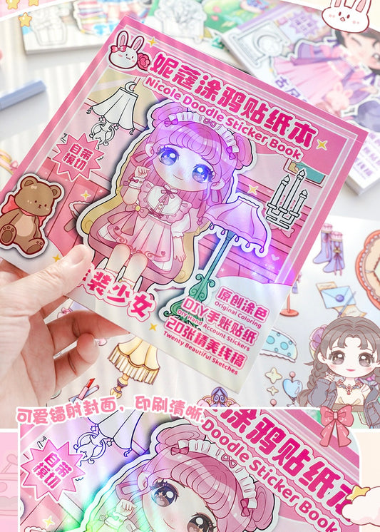 Kawai Doodle Sticker Book