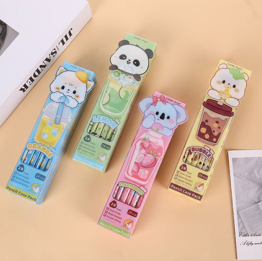 Cute Animal Pencil Pack (24pcs)