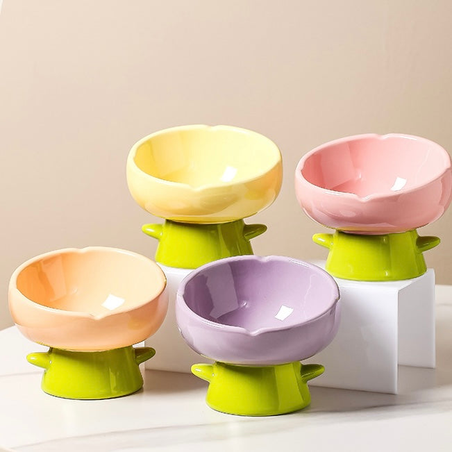 Tulip Cat Bowl