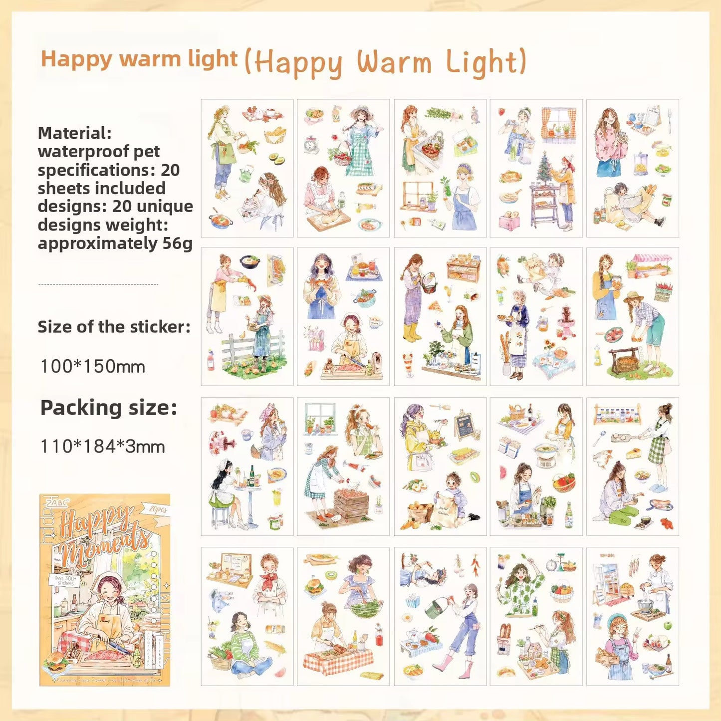Girly Happy Moments Sticker Book