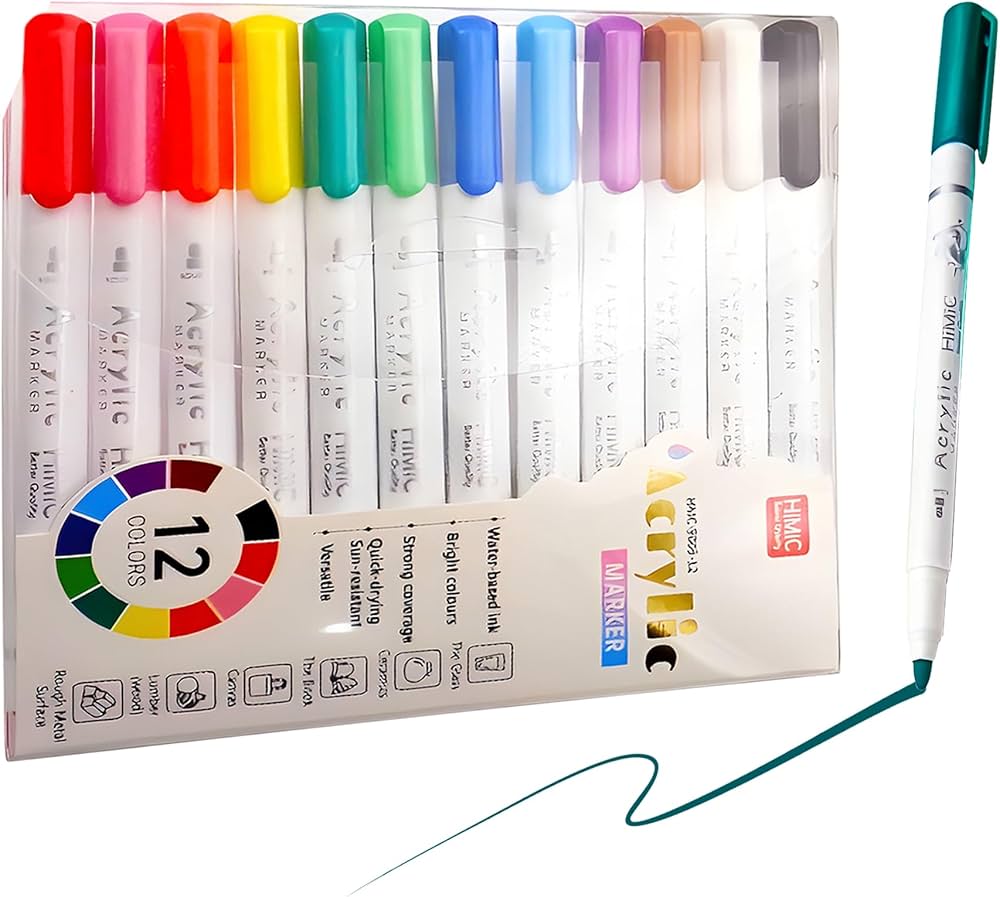 Acrylic Markers (12pcs)