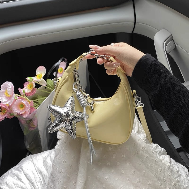 Star Solid Box Shoulder Bag