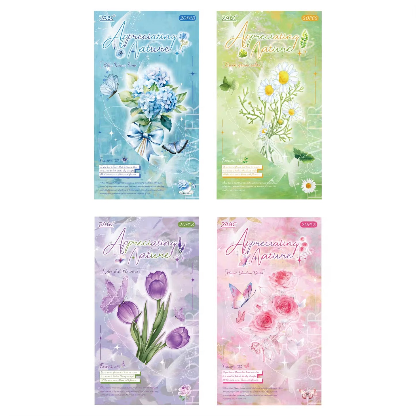 Nature Floral Deco Sticker Book