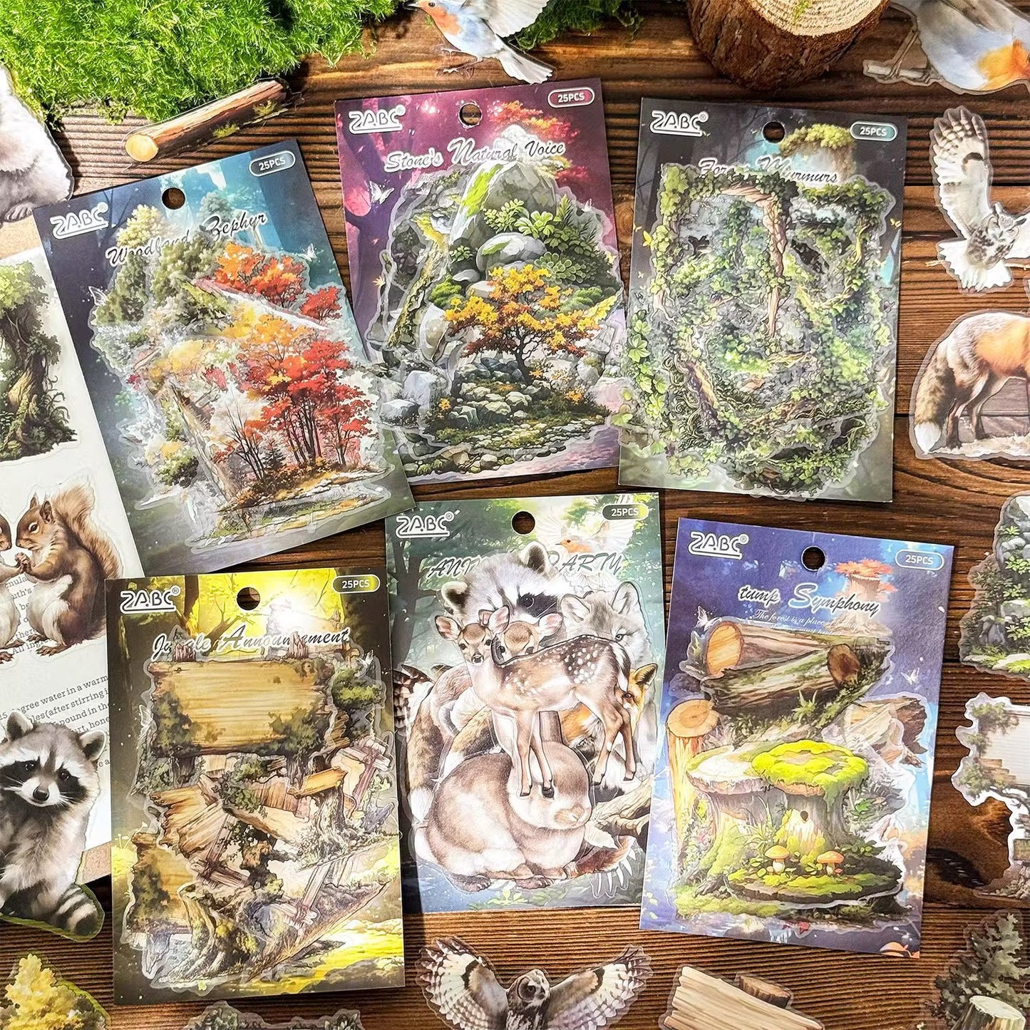 Green Forest Deco Stickers
