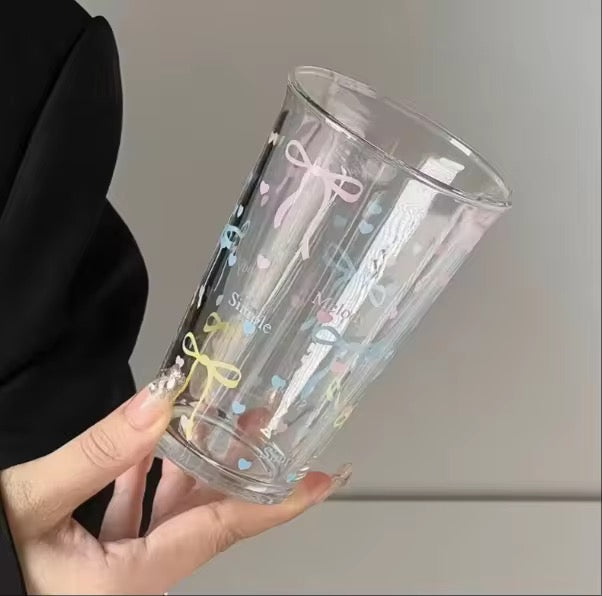 Pinteresty Bow Glass Cup
