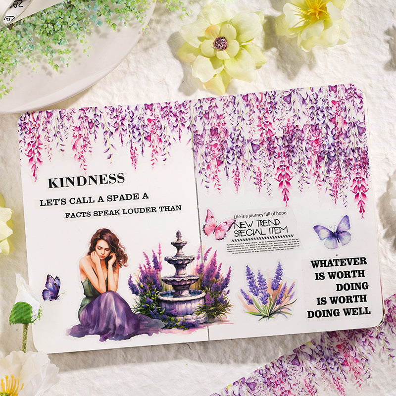 Weaving Light and Darkness Journaling Sticker Roll (6roll Box)