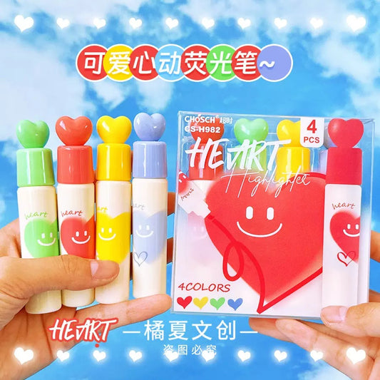 Heart Pop Highlighter Set