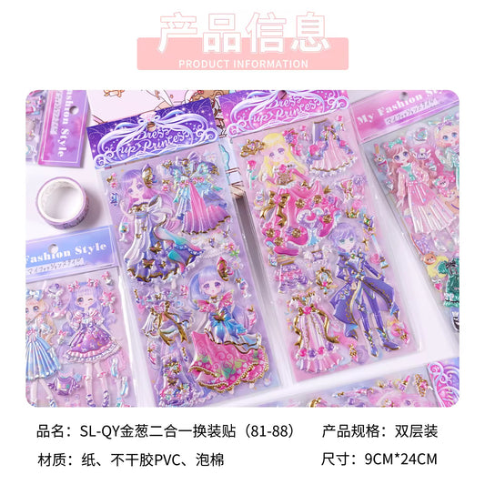 Kawaii Fashion Deco Sticker Set