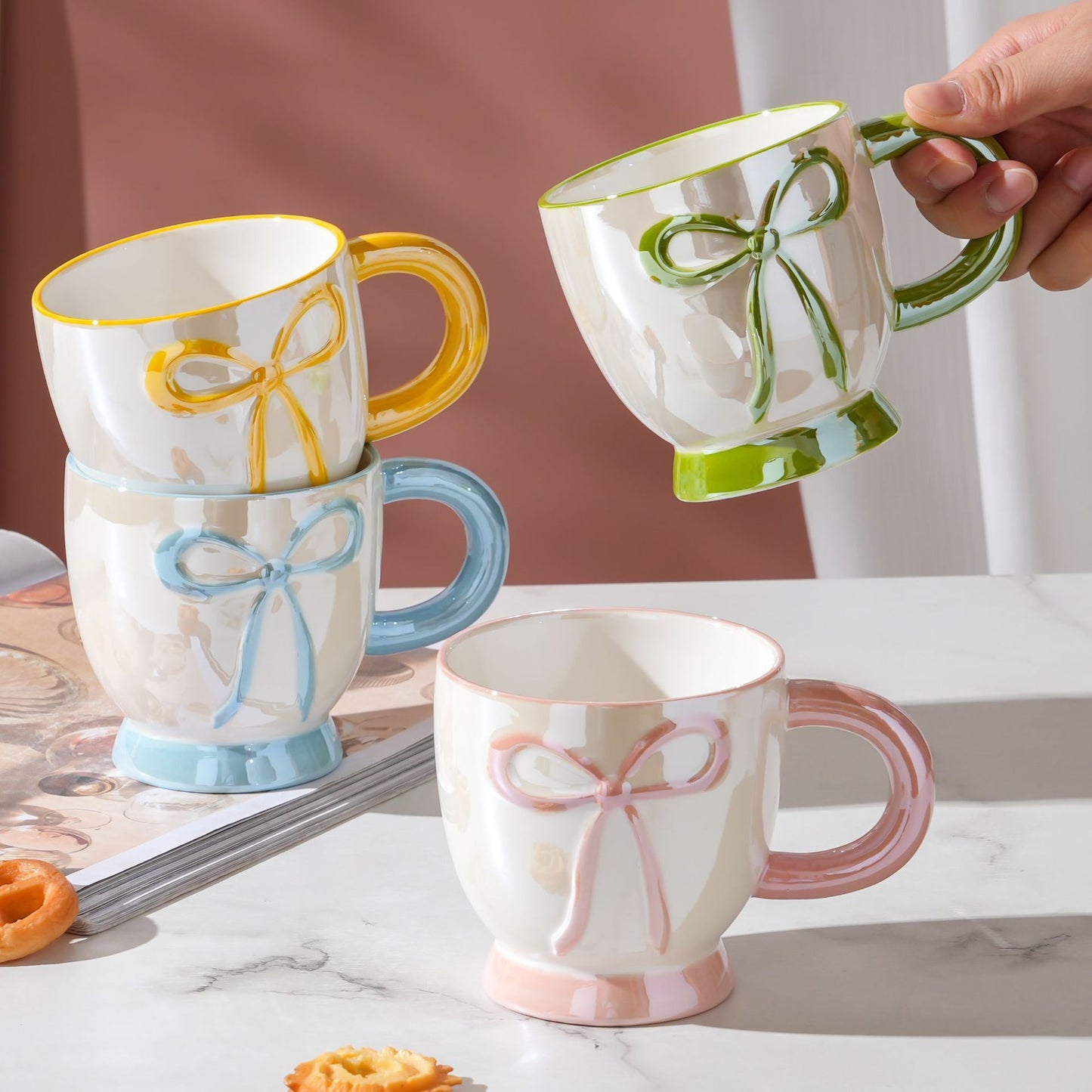 Pinteresty Bow Ceramic Mug
