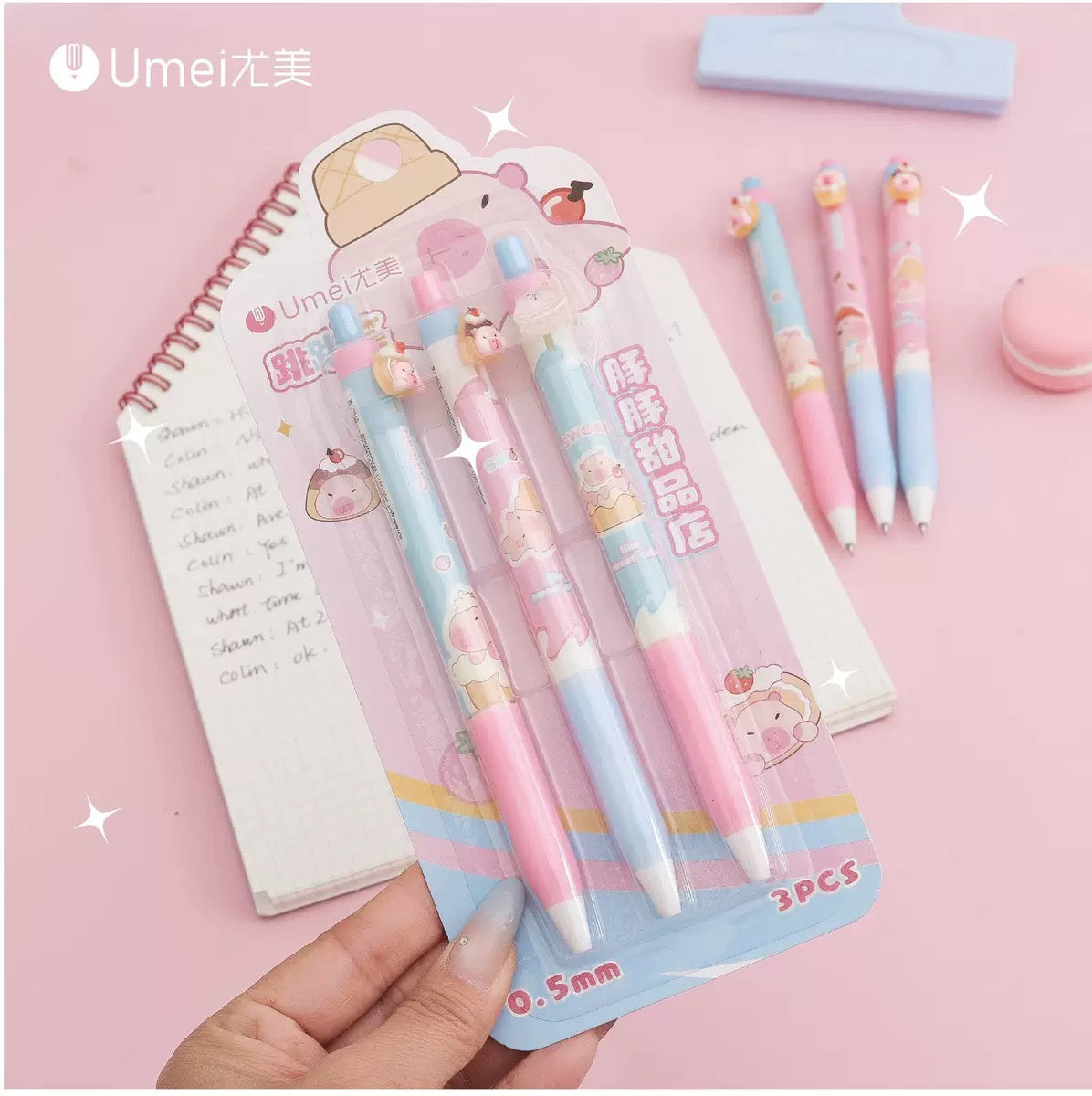 Capybara Pen Set