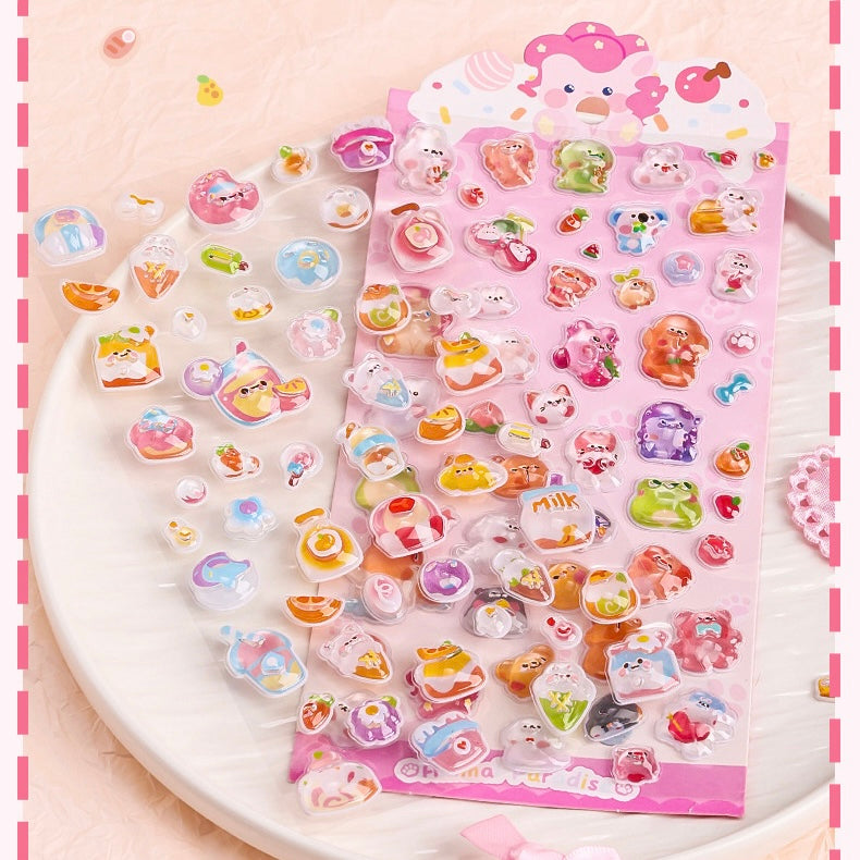 Kawaii Puffy Sticker